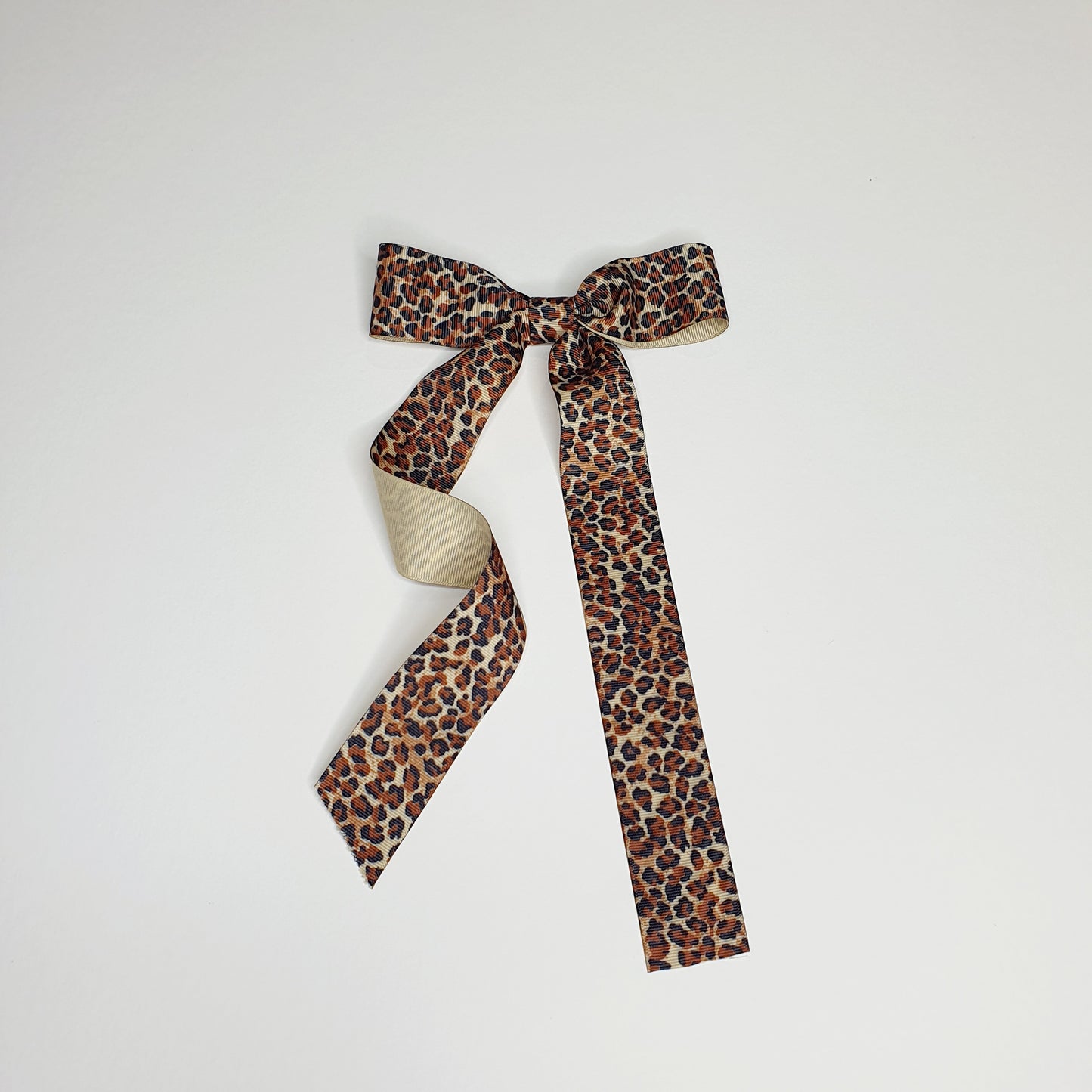 The Leopard Print Bow Barrette