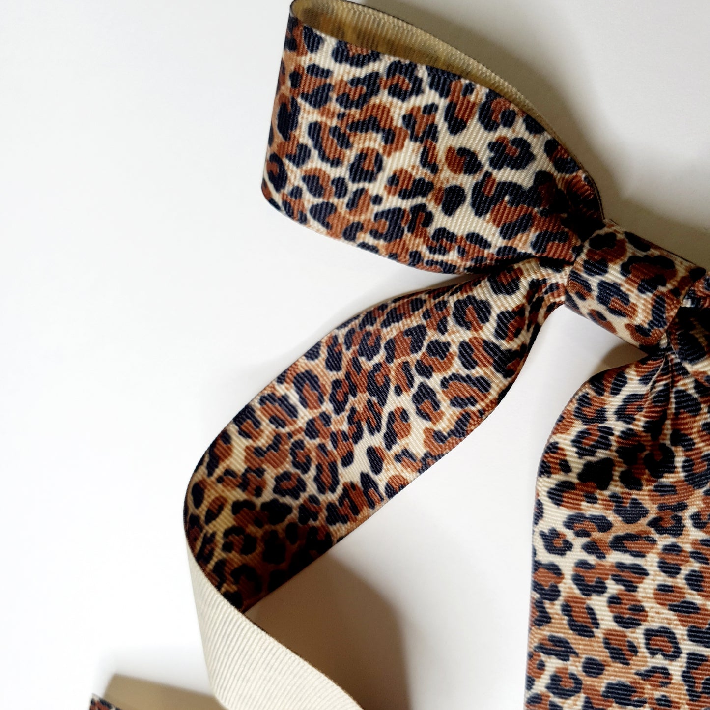 The Leopard Print Bow Barrette