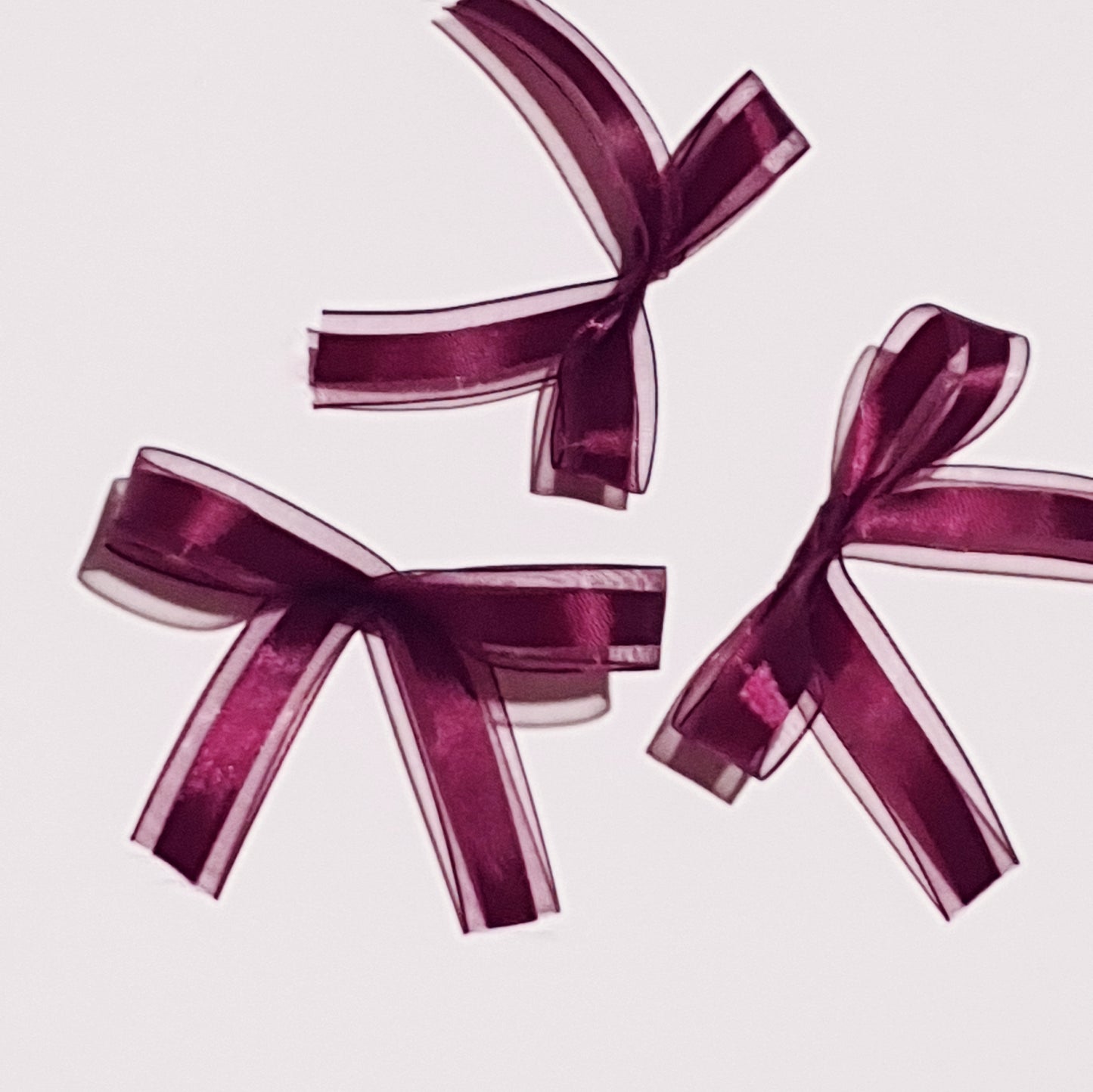 The Bordeaux Mini Bows