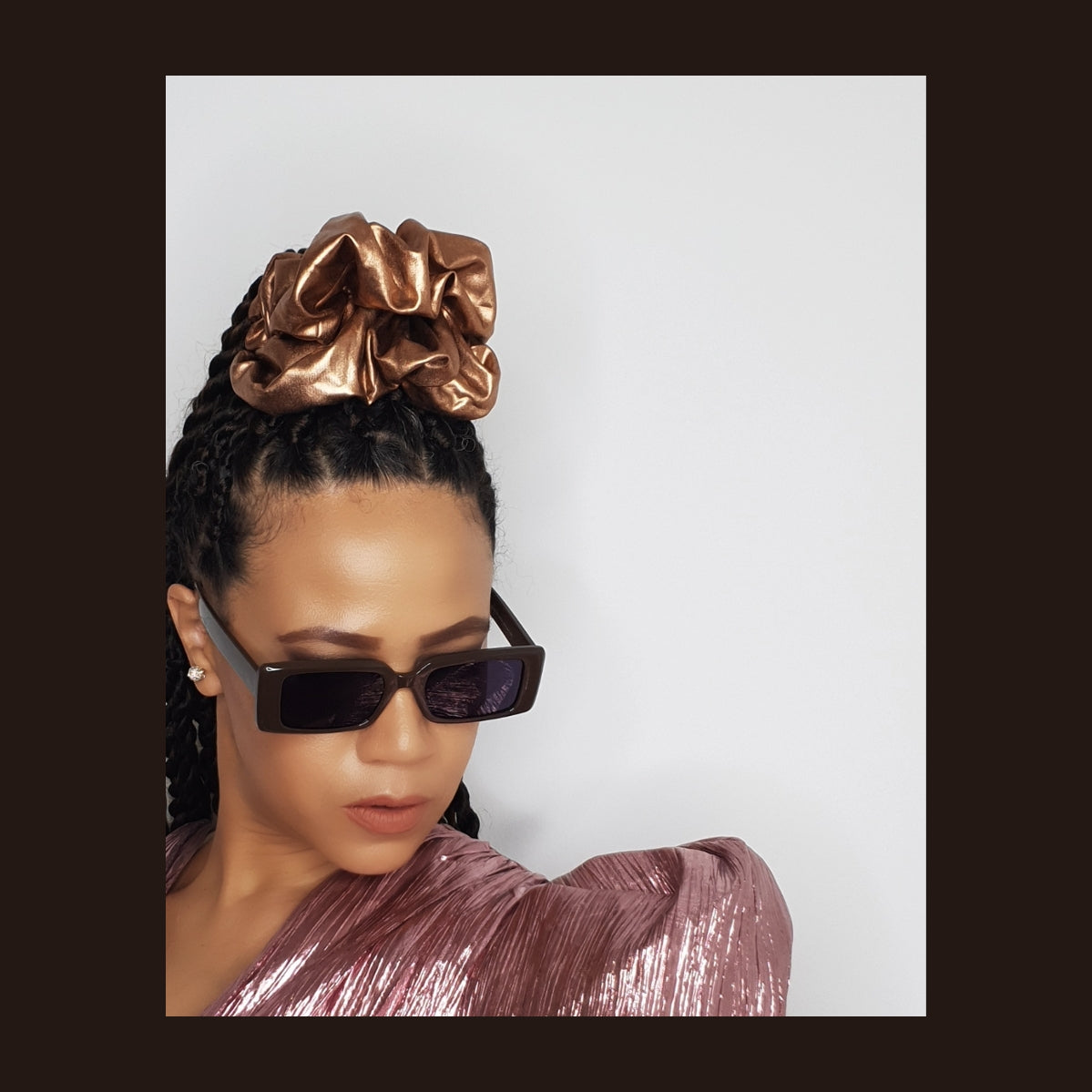 XXL Metallic Scrunchie Set