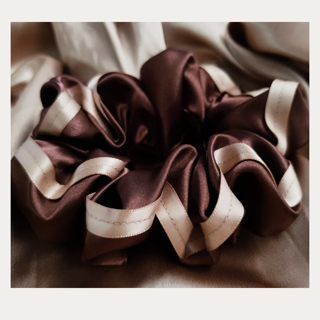 Satin Scrunchie Set - GOLD CLASS