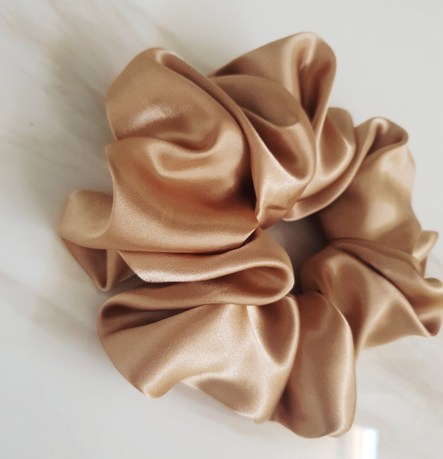 XXL Silk Satin Scrunchie - GOLD